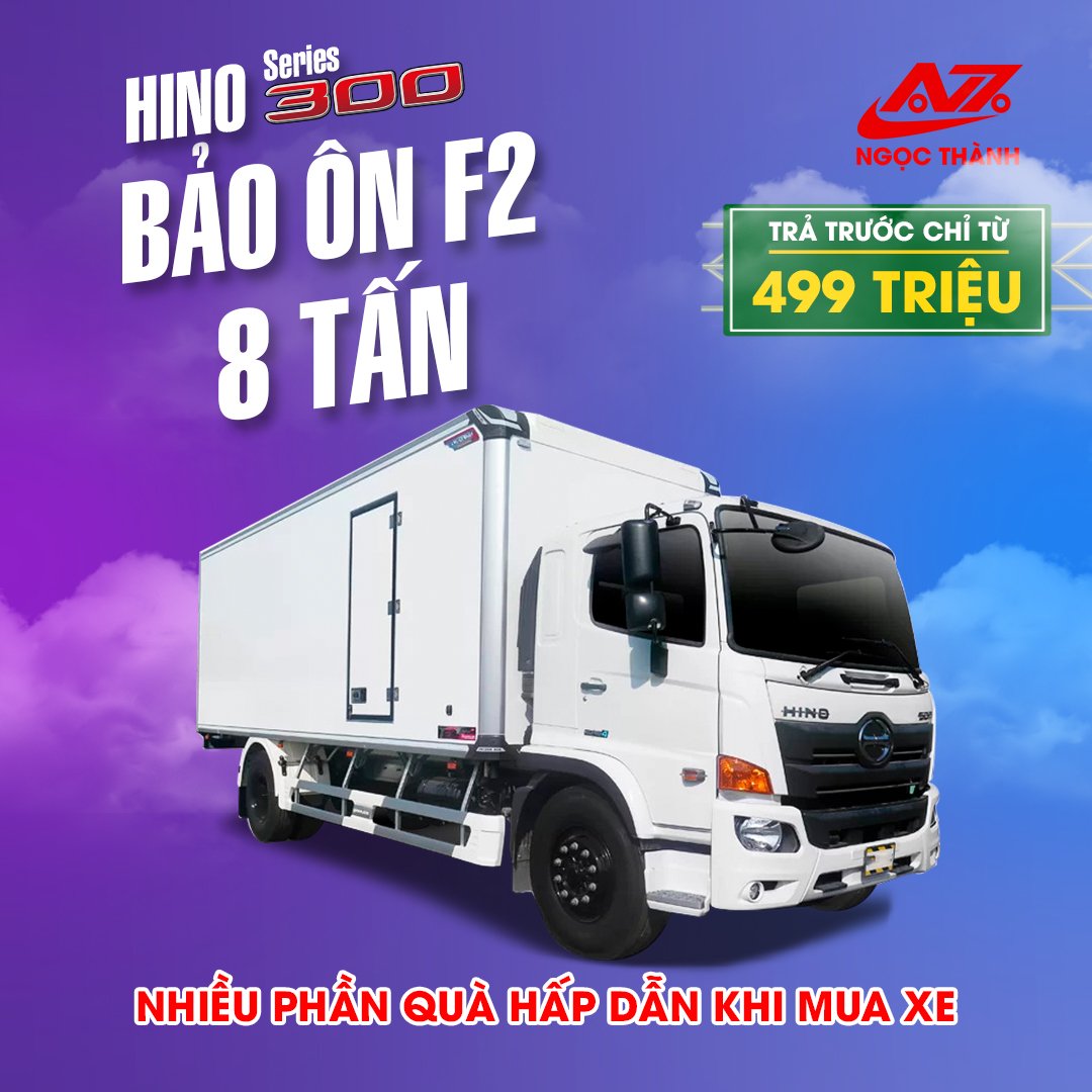 xe tải 8 tấn bảo ôn hino 